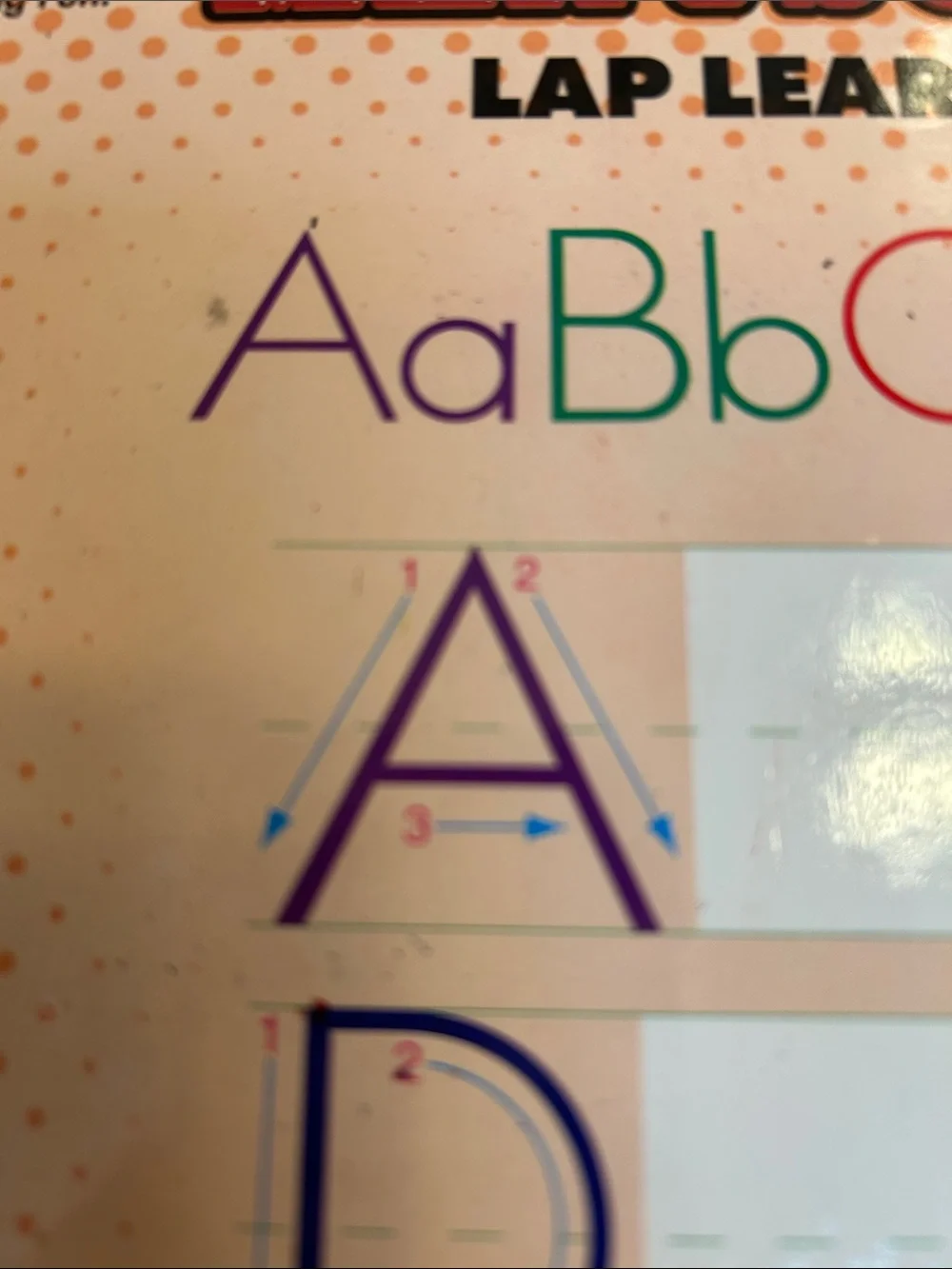 Manuscript Letters Lap Learner Practice Board – Alphabet Tracing